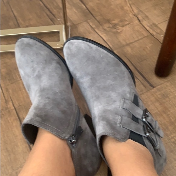 SOLD Ivanka Trump Tauren Suede Bootie - Picture 4 of 8